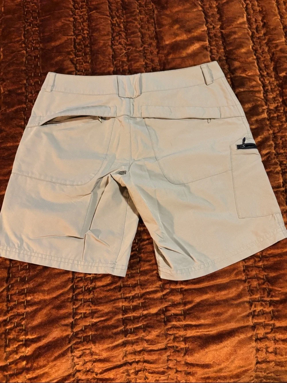 Beige EMS Hybrid Cargo Shorts - Picture 5 of 10